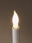 Frosted 7W Flame-Tip Bulb-3Pk