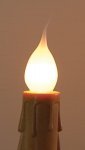 Silicone 3W Cndlb Bulb-2 Pack