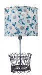 MaryJanesFarm Holland Basket Fillable Accent Lamp with Chicken S