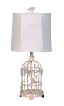 Bird Cage (Antique White) w/ Silhouette Shade
