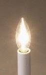 Clear 15W Torpedo Bulb-2 Pack
