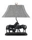 Spring Foal w/ Black Tweed Shade