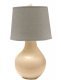 Lauderdale Table Lamp White w/ Heavy Basket Shade