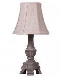 Mini French Light Grey 12" Accent Lamp Mini French Light Grey 12" Accent Lamp