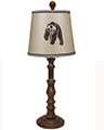 Townsend Brown Wood Table Lamp Bear Shade
