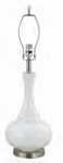 Aladdin Glass Table Lamp White